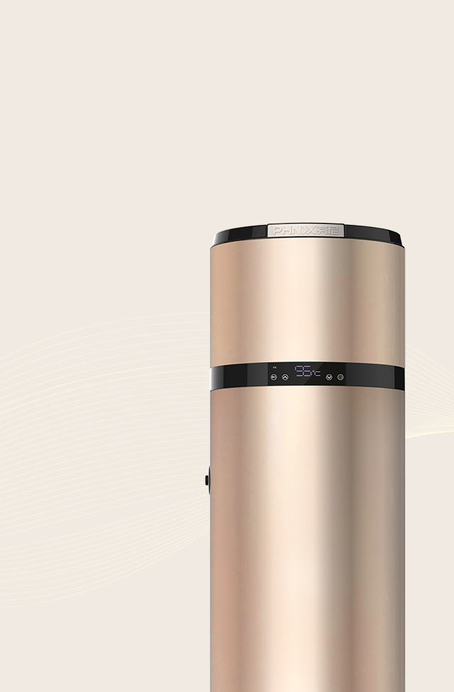 芬尼空气能热水器悦尚型150L精巧实惠 | 金属色外观 | 尊贵典雅