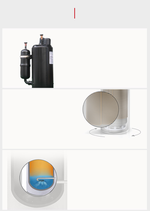 芬尼空气能热水器悦尚型150L冷气热水器核心技术